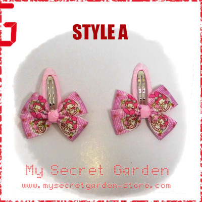 My Melody Grosgrain Ribbon Girls Hair Bows Hair Clip BB Hair Pin